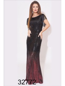 Вечірня сукня русалка з паейтками